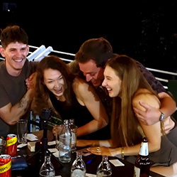 People laughing and connecting through real-life social activities